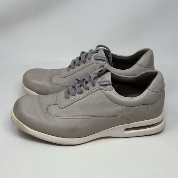 Cole Haan Air Conner Shoes Mens 11 M Gray Leather Casual Comfort Sneakers - Picture 5 of 16